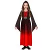 Robe De Petite Vampire Dégradé Rouge Et Noir