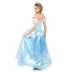 Robe De Princesse Bleue Pour Femme Adulte -Camouflage Soldes Boutique Robe de princesse bleue pour femme adulte 23596