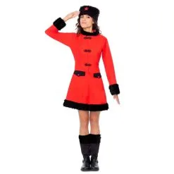Robe De Soldat Russe Rouge Pour Adulte