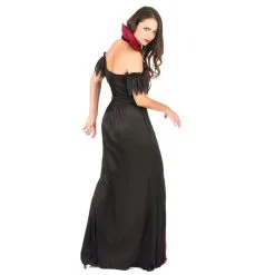 Robe De Vampiresse à Grand Col Rouge Pour Femme 7 Robe De Vampiresse à Grand Col Rouge Pour Femme -Camouflage Soldes Boutique Robe de vampiresse a grand col rouge pour femme 14447