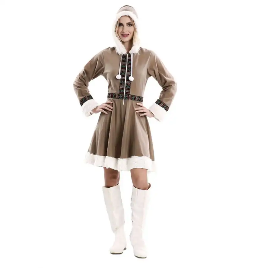 Robe Esquimau Marron Pour Adulte 1 Robe Esquimau Marron Pour Adulte