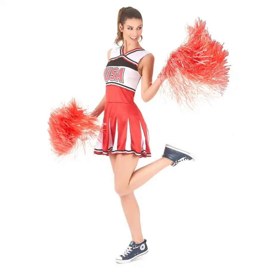 Robe Pompom Girl USA Pour Adulte 2 Robe Pompom Girl USA Pour Adulte – Image 2