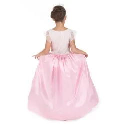 Robe Rose Blanche Volumineuse De Petite Princesse -Camouflage Soldes Boutique Robe rose blanche volumineuse de petite princesse 21490