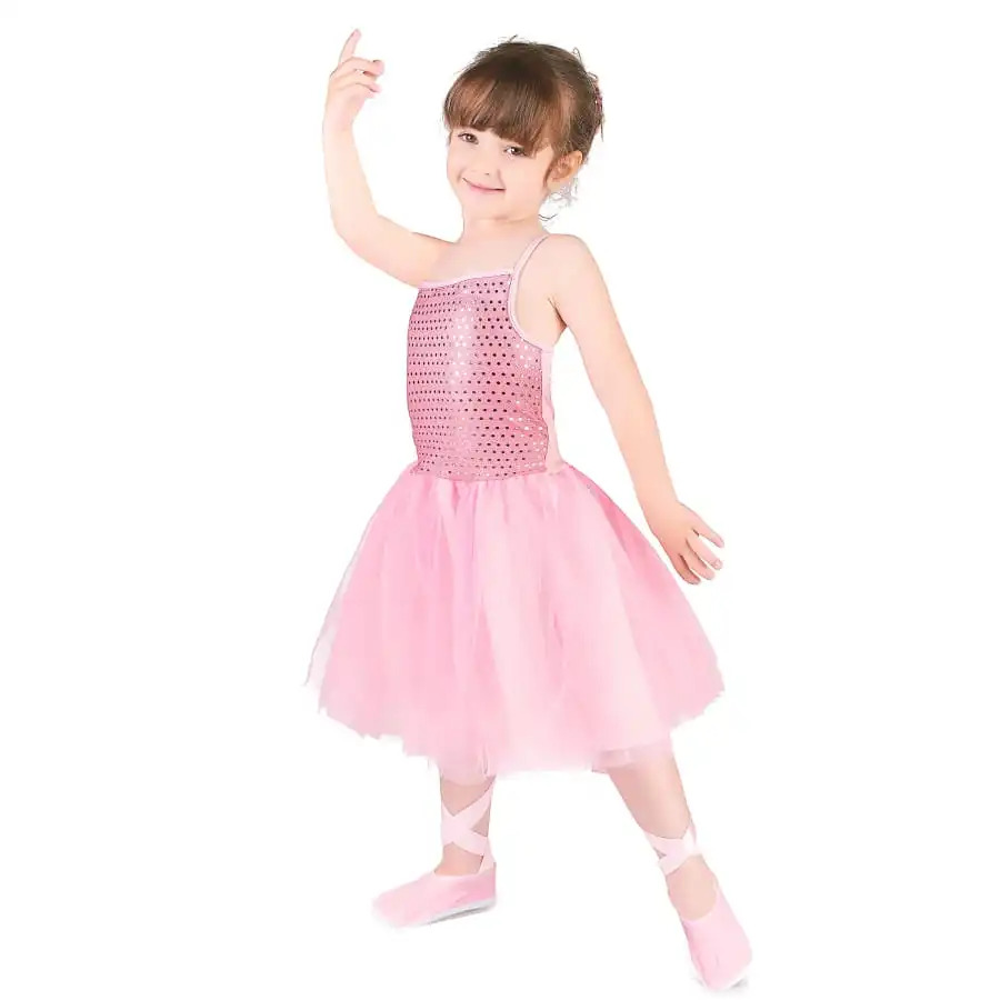 Robe Rose De Danseuse Avec Chaussons Pour Enfant 1 Robe Rose De Danseuse Avec Chaussons Pour Enfant