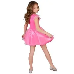 Robe Rose De Petite Princesse Avec Brillants -Camouflage Soldes Boutique Robe rose de petite princesse avec brillants 27016