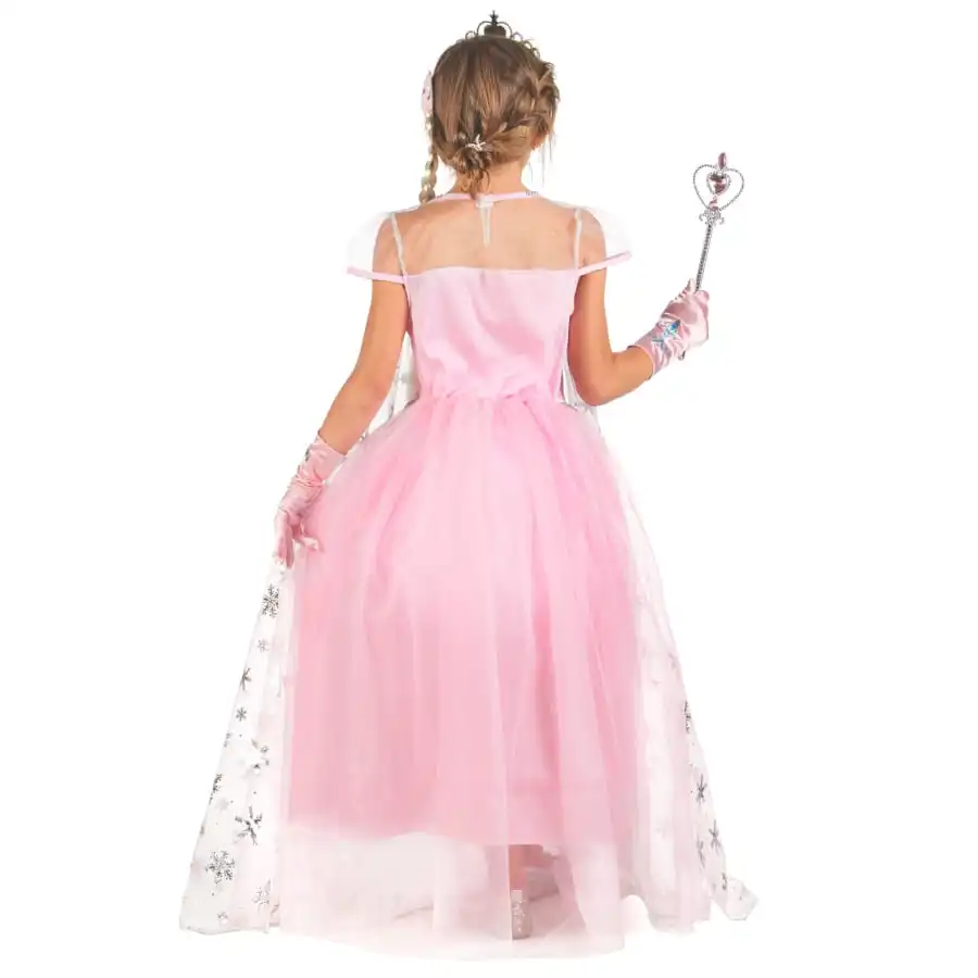 Robe Rose Et Transparente De Princesse Pour Enfant 3 Robe Rose Et Transparente De Princesse Pour Enfant – Image 3