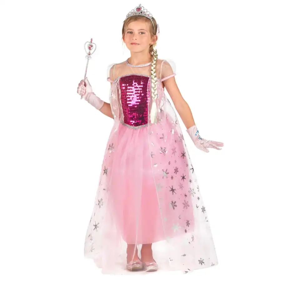 Robe Rose Et Transparente De Princesse Pour Enfant 1 Robe Rose Et Transparente De Princesse Pour Enfant