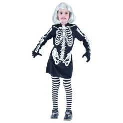 Robe Squelette Mi-longue Pour Fillette 7 Robe Squelette Mi-longue Pour Fillette -Camouflage Soldes Boutique Robe squelette mi longue pour fillette 16656