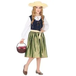 Robe Verte Style Renaissance Pour Enfant