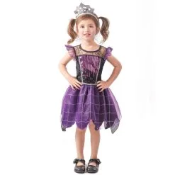 Robe Violette De Reine Sorcière Pour Fille