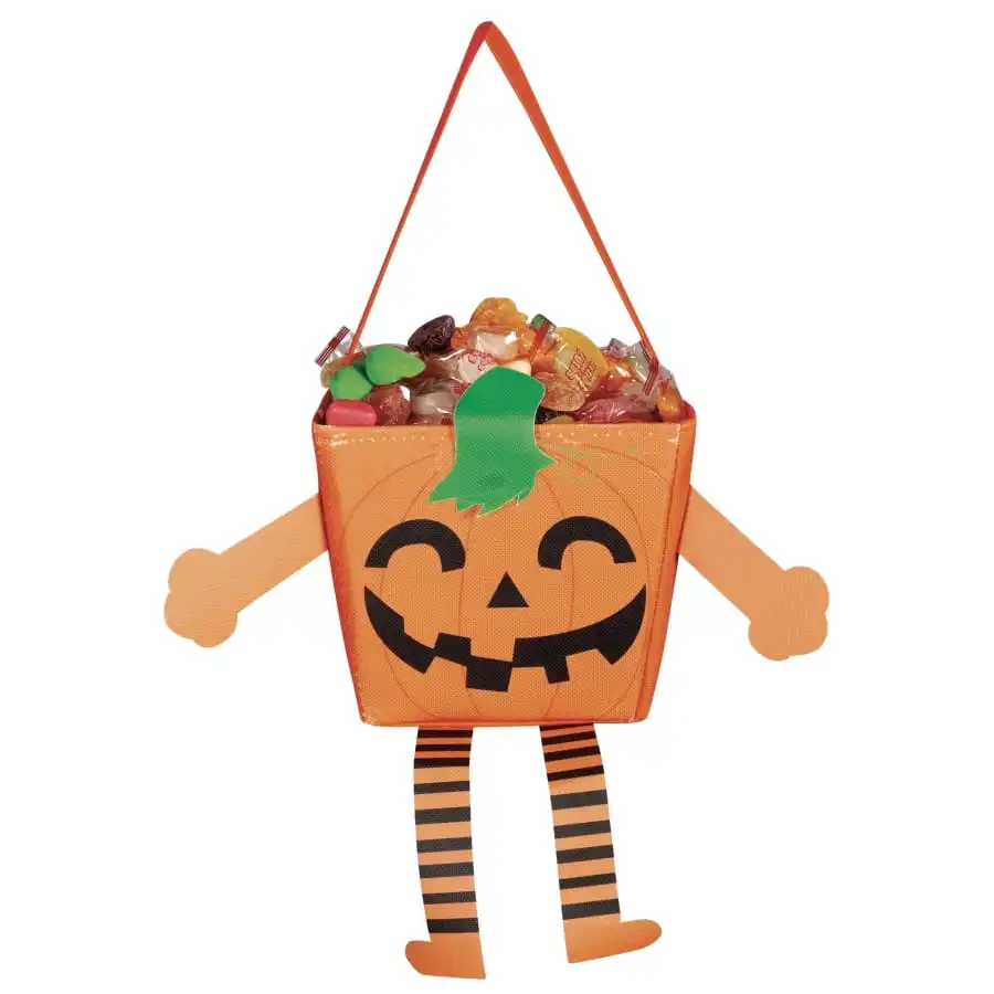 Sac à Bonbons Citrouille Avec Jambes 1 Sac à Bonbons Citrouille Avec Jambes