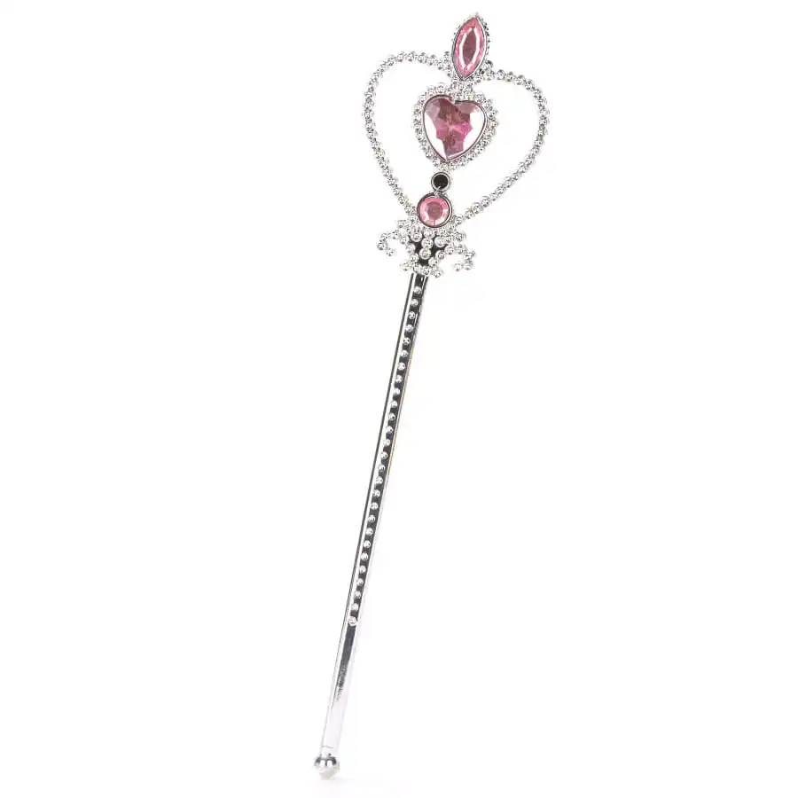 Sceptre De Princesse Avec Coeur Et Strass 1 Sceptre De Princesse Avec Coeur Et Strass