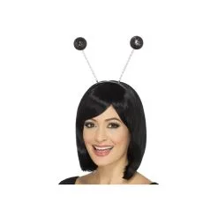 Serre Tête Antennes Noires à Paillettes