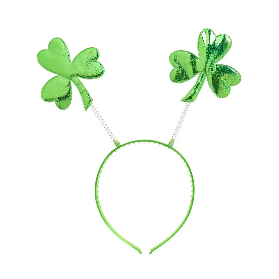 Serre-tête Antennes Trèfles, Saint Patrick 2 Serre-tête Antennes Trèfles, Saint Patrick – Image 2