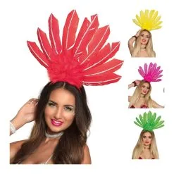 Serre Tête Coiffe Brésilienne Avec Hautes Plumes