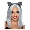 Serre Tête Oreilles Argentées De Chat Pour Adulte