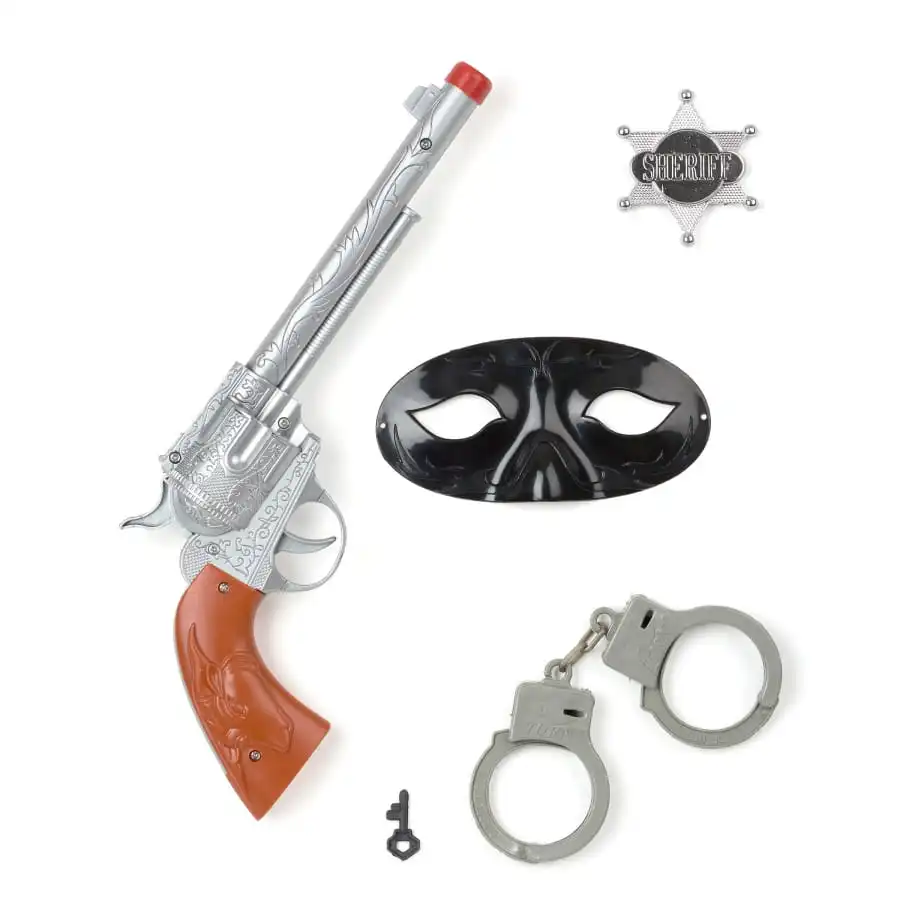 Set D'accessoires De Cowboy En Plastique 1 Set D'accessoires De Cowboy En Plastique