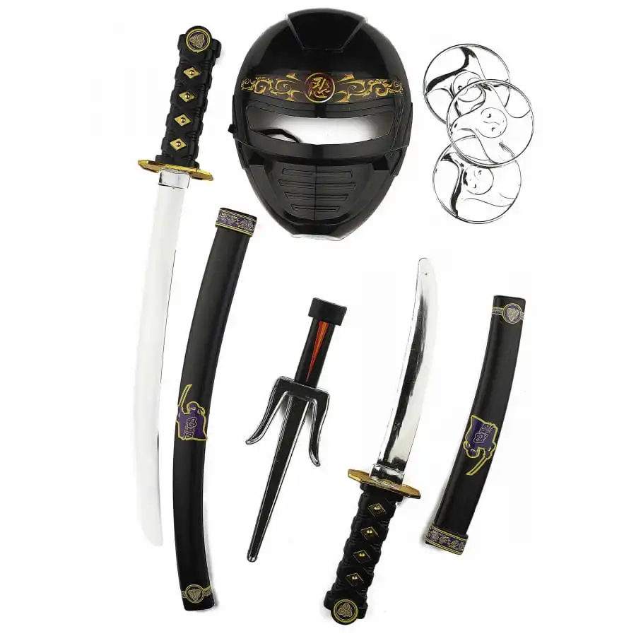 Set D'armes Et Accessoires De Ninja Pour Enfant 1 Set D'armes Et Accessoires De Ninja Pour Enfant