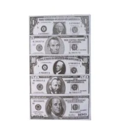 Set De Faux Dollars, Billets -Camouflage Soldes Boutique Set de faux dollars billets 22769