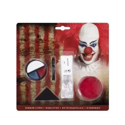 Déguisement De Clown Sinistre Tâché De Sang -Camouflage Soldes Boutique Set de maquillage clown tueur 1