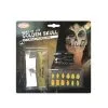 Set De Maquillage Squelette Avec Gemmes Dorées