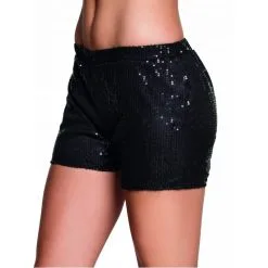 Shorty Noir Recouvert De Sequins
