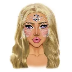Strass Papillon Pour Visage