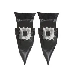 Sur-chaussures Noires De Sorcière En Simili Cuir