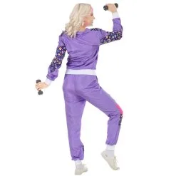 Survêtement Violet Des Années 80 Pour Femme -Camouflage Soldes Boutique Survetement violet des annees 80 pour femme 68840