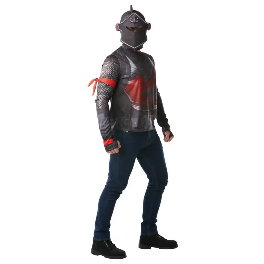 T-shirt Black Knight Pour Adulte, Avec Casque 1 T-shirt Black Knight Pour Adulte, Avec Casque