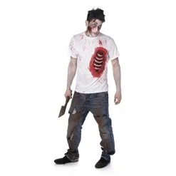 T-shirt De Zombie Avec CĂŽtes Visibles