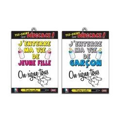 T-shirt Enterrement Vie De Jeune Fille Ou Garcon