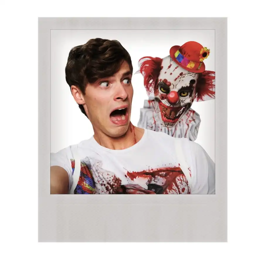 T-shirt Selfie De Clown Tueur 2 T-shirt Selfie De Clown Tueur – Image 2