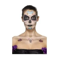 Tatouage Visage Lady Calavera