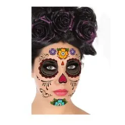 Tatouage Visage Lady Calavera Pour Femme