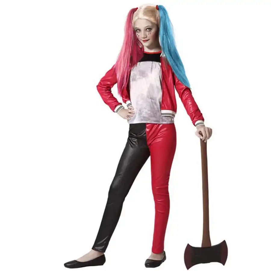 Tenue D'arlequin Maléfique Pour Fille 1 Tenue D'arlequin Maléfique Pour Fille
