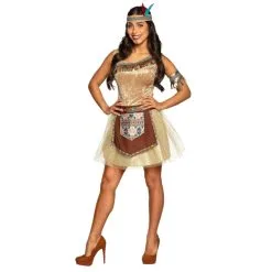 Tenue D'indienne Pailletée Pour Femme