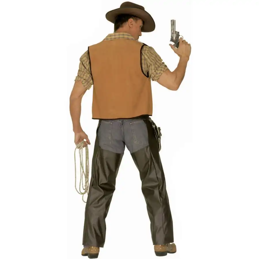 Tenue De Cowboy En Chaps Pour Adulte 2 Tenue De Cowboy En Chaps Pour Adulte – Image 2