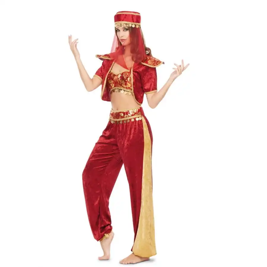 Tenue De Danseuse Orientale Pour Femme, Rouge 1 Tenue De Danseuse Orientale Pour Femme, Rouge