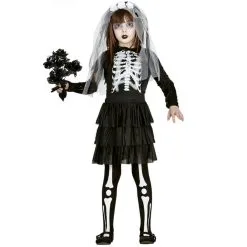 Tenue De Mariée Squelette Pour Enfant