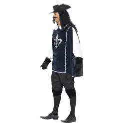 Tenue De Mousquetaire Noir -Camouflage Soldes Boutique Tenue de mousquetaire noir 2