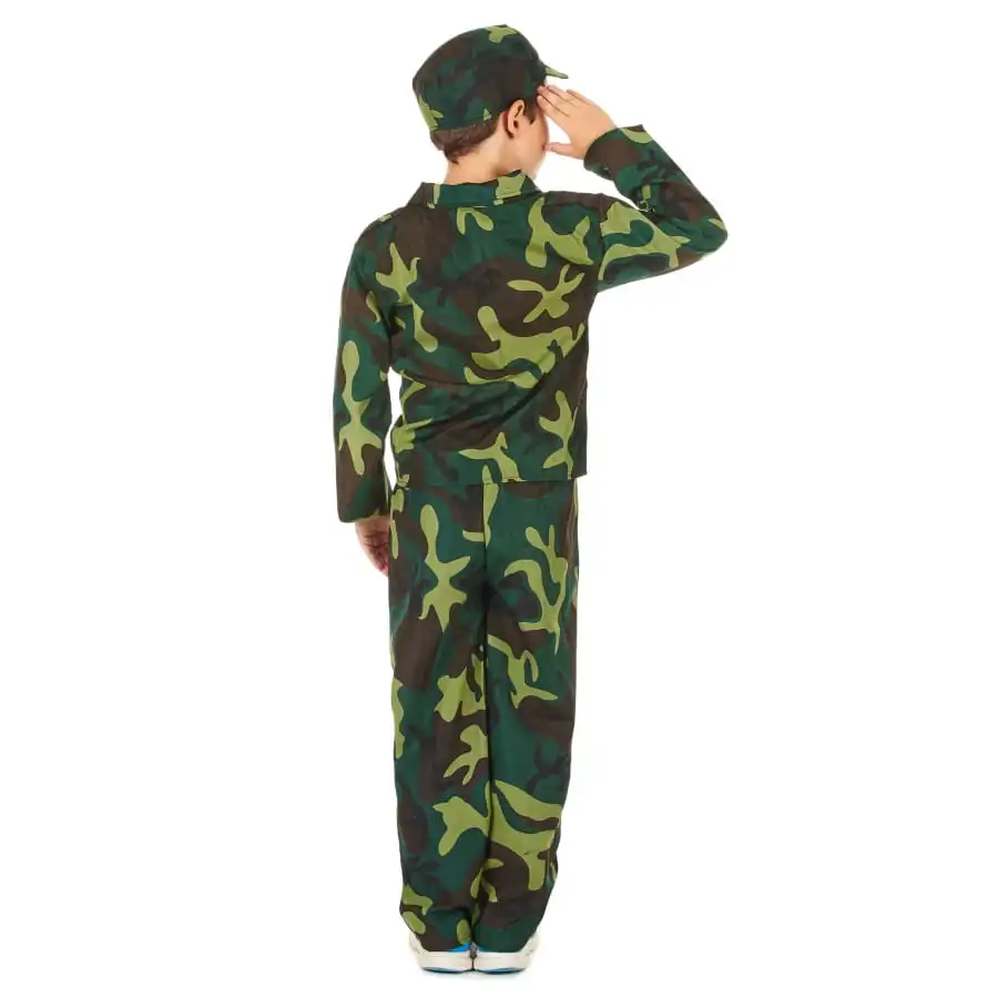Tenue De Petit Militaire Imprimé Camouflage 3 Tenue De Petit Militaire Imprimé Camouflage – Image 3
