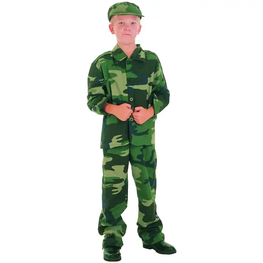 Tenue De Petit Militaire Imprimé Camouflage 4 Tenue De Petit Militaire Imprimé Camouflage – Image 4