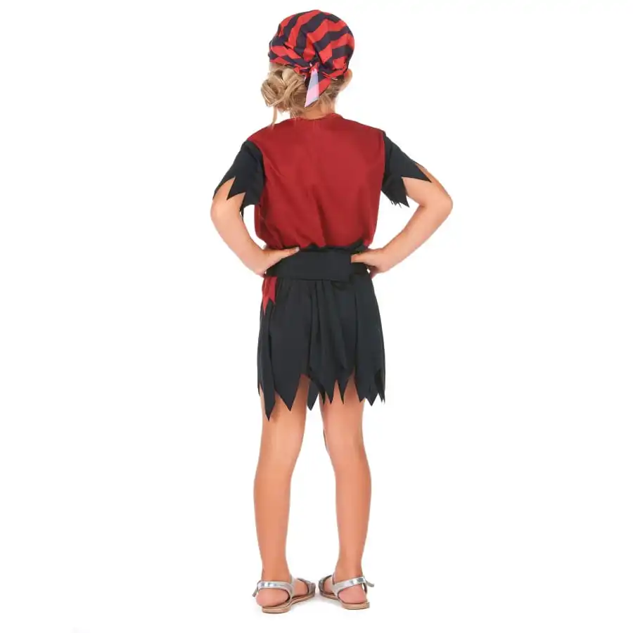 Tenue De Petite Piratesse Noire Et Rouge 4 Tenue De Petite Piratesse Noire Et Rouge – Image 4