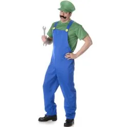 Tenue De Plombier Vert Et Bleu