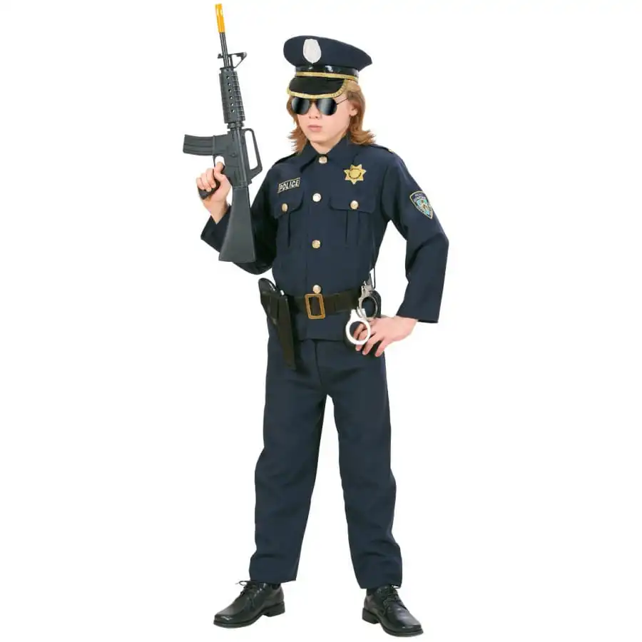 Tenue De Policier Bleue Pour Enfant 2 Tenue De Policier Bleue Pour Enfant – Image 2