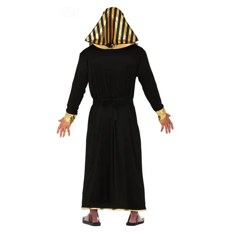 Tenue De Roi D'Egypte Noire Et Dorée Pour Homme 2 Tenue De Roi D'Egypte Noire Et Dorée Pour Homme – Image 2