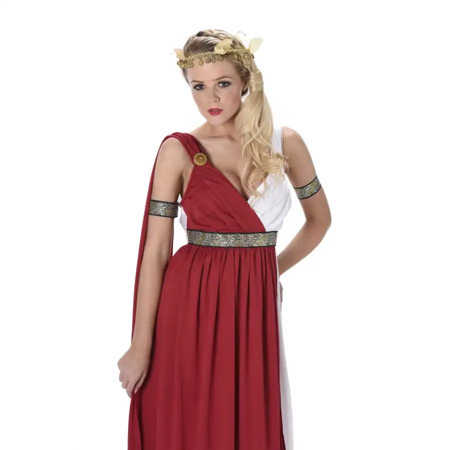 Tenue De Romaine Avec Cape Bordeaux 2 Tenue De Romaine Avec Cape Bordeaux – Image 2