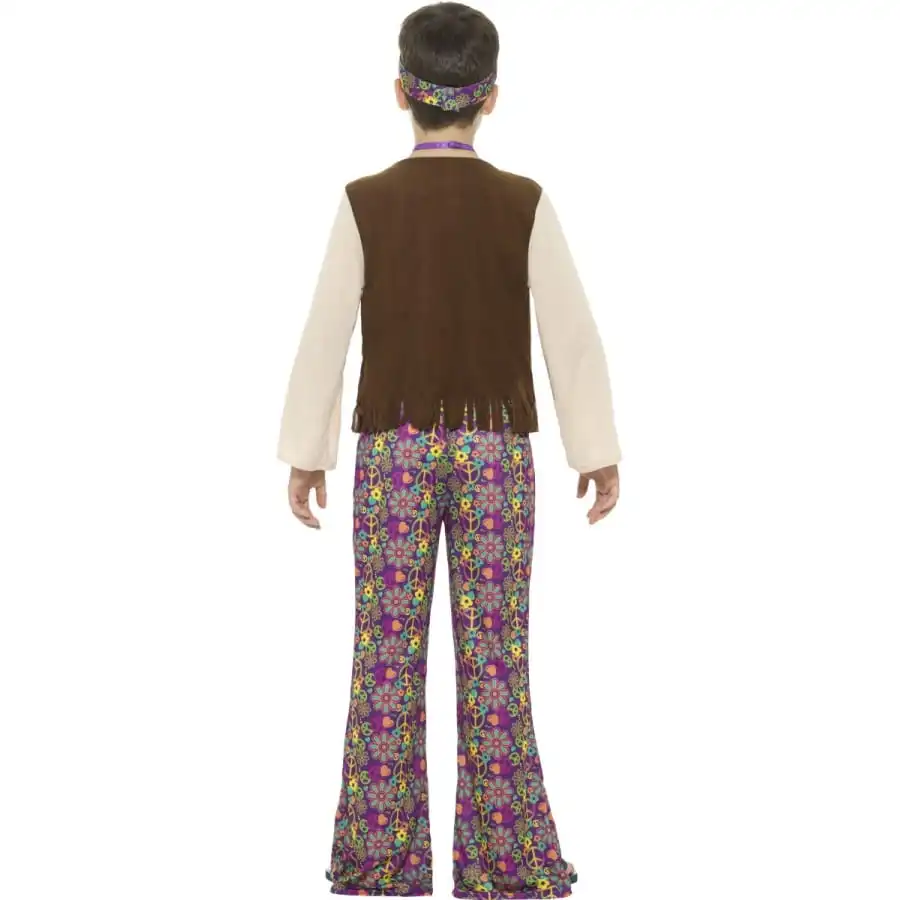 Tenue Hippie Fleurie Pour Enfant 2 Tenue Hippie Fleurie Pour Enfant – Image 2