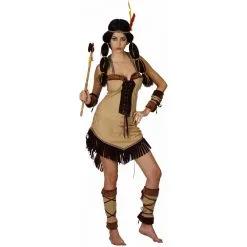 Tenue Marron D'indienne, Robe Courte